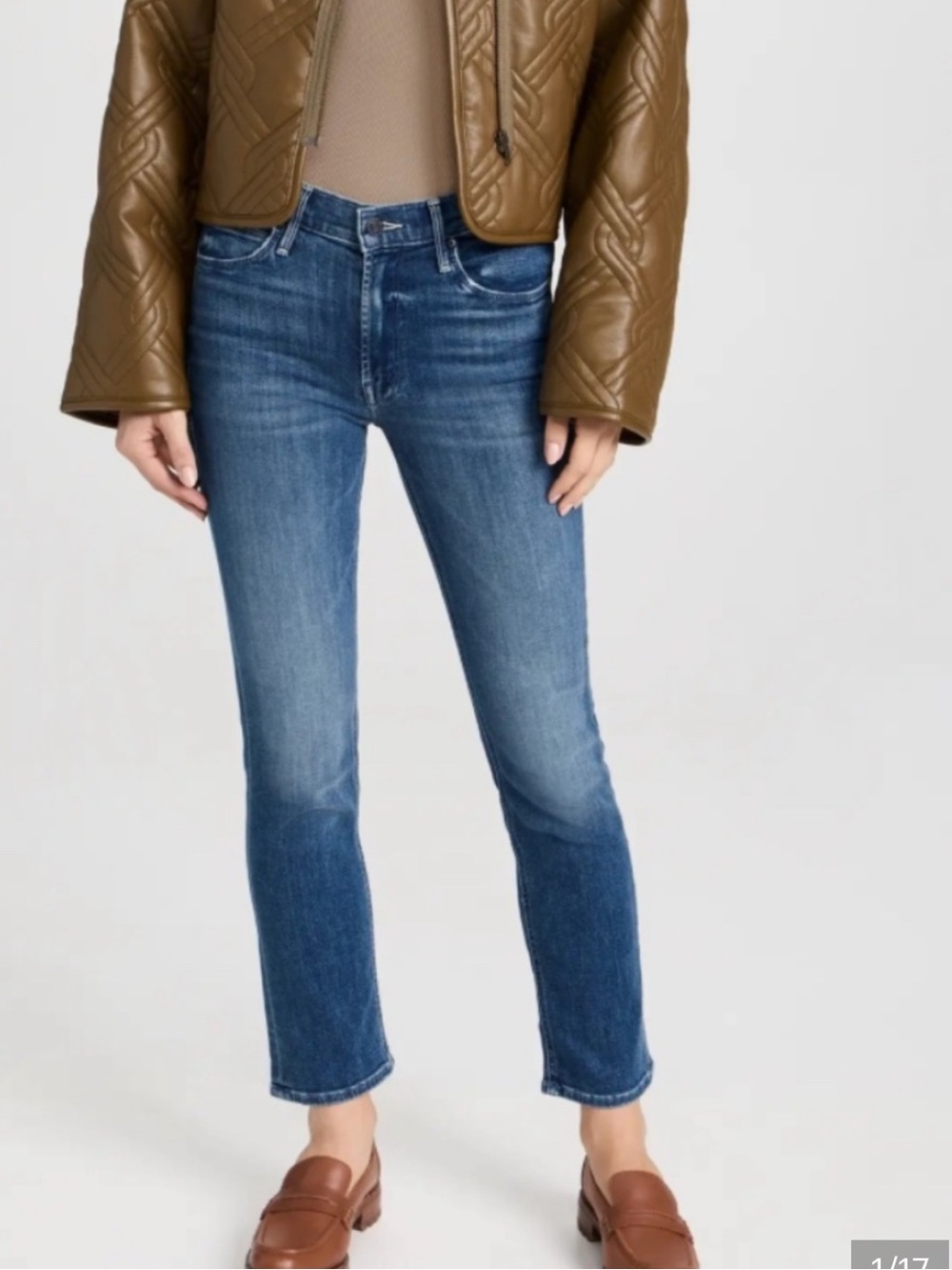 MOTHER The Mid Rise Dazzler Ankle Jeans | Wish On A Star Wash | Size M 28